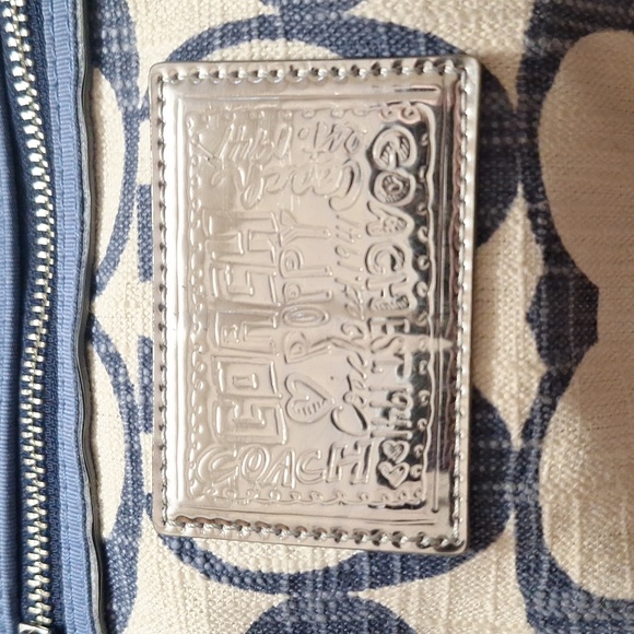 Coach Poppy Denim Patchwork Hobo - Picture 7 of 14